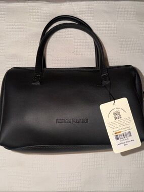 NWT Portland Leather Large Black Sloan Doctor Bag